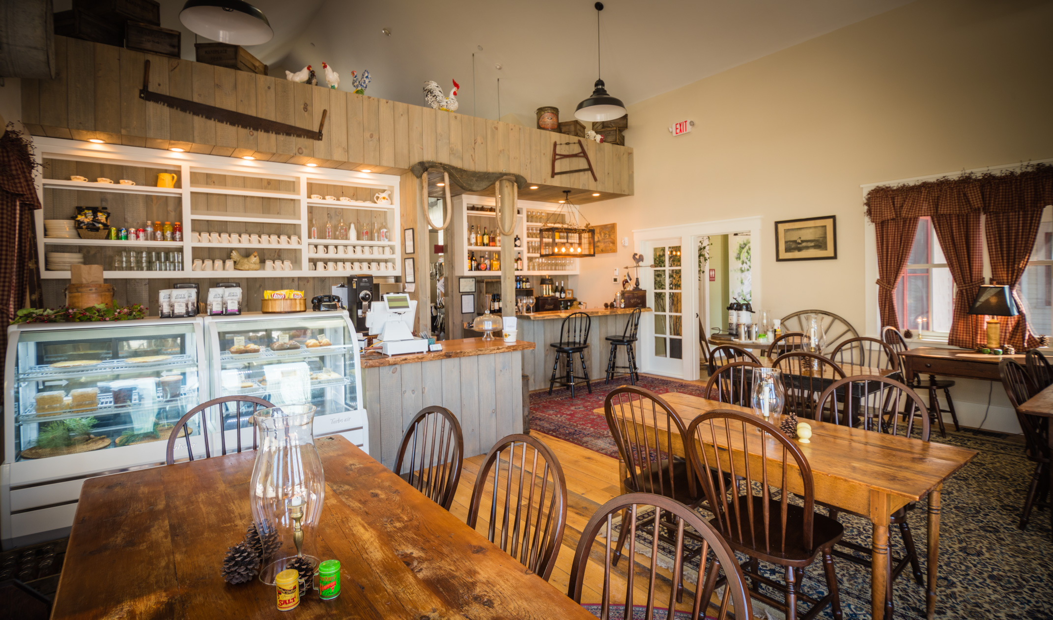 The award-winning Farms Table restaurant in Plymouth, Massachusetts