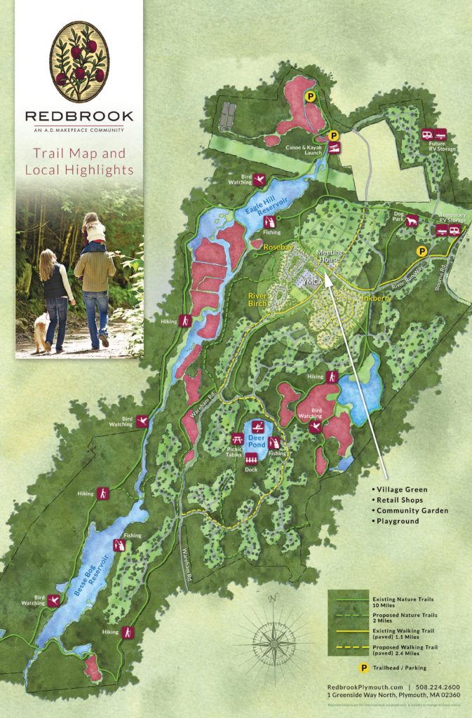 Redbrook Plymouth Trail Map | Redbrook